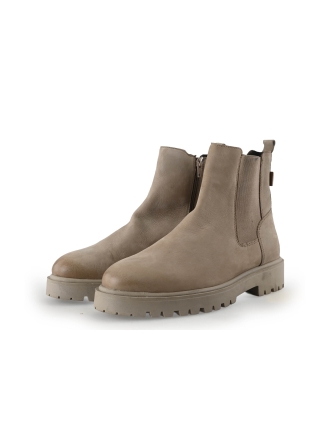 Manfield Chelsea boots Beige 357284
 Maat 41
 