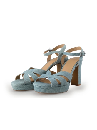 Manfield Sandalen Blauw 357329
 Maat 38
 
