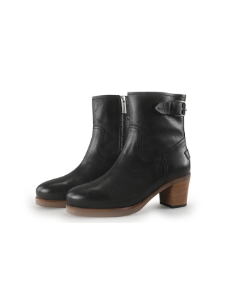 Shabbies Amsterdam Enkellaarzen Zwart 357362
 Maat 37
 