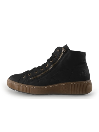 Rieker Hoge sneakers Zwart 357414
 Maat 40
 