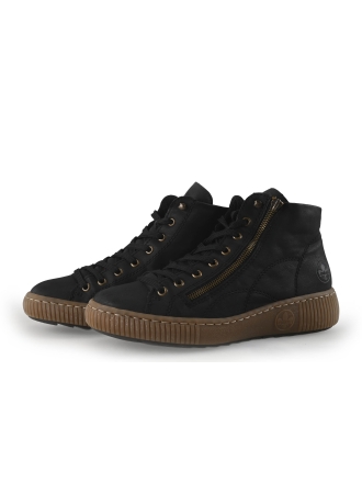 Rieker Hoge sneakers Zwart 357414
 Maat 40
 