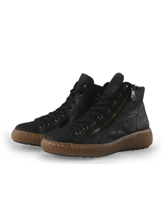 Rieker Veterboots Zwart 357484
 Maat 38
 