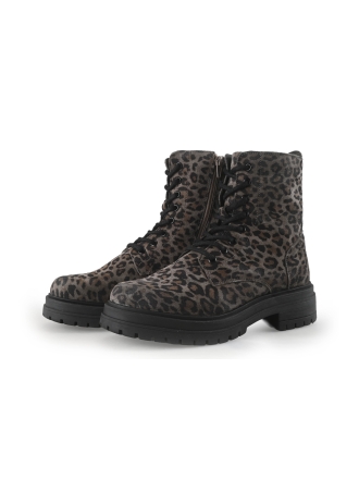 Shoecolate Veterboots Grijs 357780
 Maat 39
 