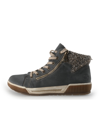 Rieker Veterboots Blauw 357782
 Maat 40
 