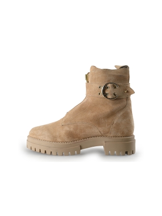 Shoecolate Veterboots Beige 358495
 Maat 41
 
