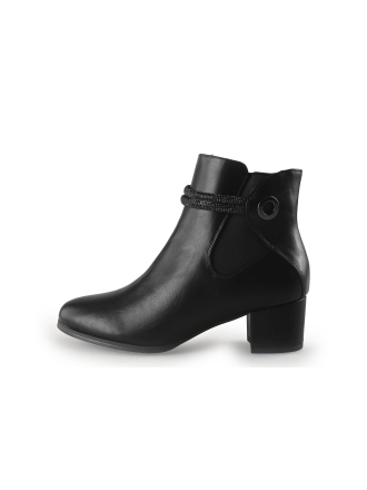 Charmosa Enkellaarzen Zwart 358610
 Maat 38
 