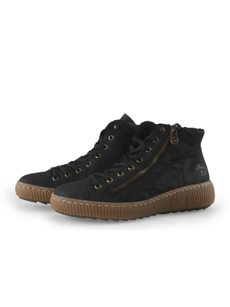 Rieker Hoge sneakers Zwart 358613
 Maat 40
 