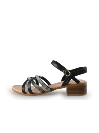 Claudia Ghizzani Sandalen Zwart 358780
 Maat 38
 