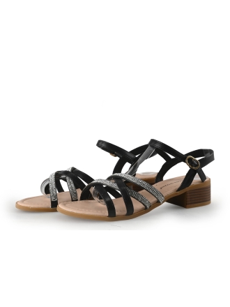 Claudia Ghizzani Sandalen Zwart 358780
 Maat 38
 