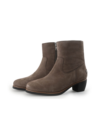 Shabbies Amsterdam Enkellaarzen Grijs 358982
 Maat 40
 