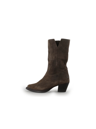 Shabbies Amsterdam Enkellaarzen Bruin 358987
 Maat 38
 