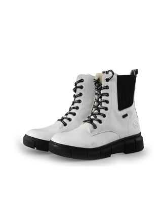 Rieker Veterboots Wit 359011
 Maat 36
 
