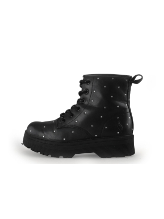 Skechers Veterboots Zwart 359477
 Maat 35
 