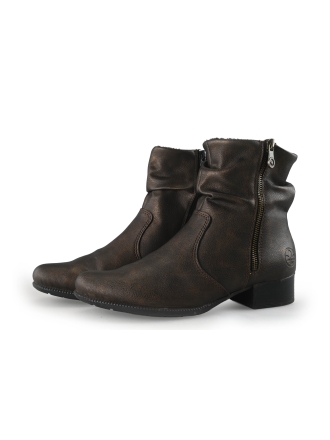 Rieker Enkellaarzen Brons 359664
 Maat 40
 