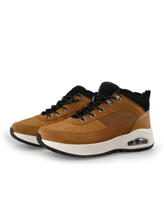 Skechers Hoge sneakers Cognac 359699
 Maat 43
 