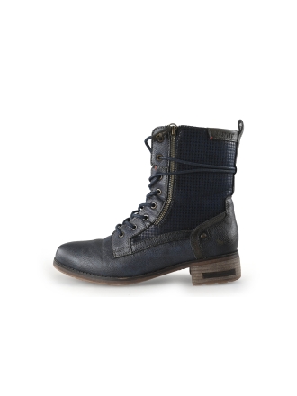 Mustang Veterboots Blauw 359745
 Maat 40
 
