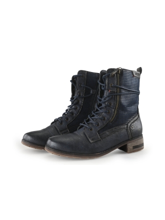Mustang Veterboots Blauw 359745
 Maat 40
 
