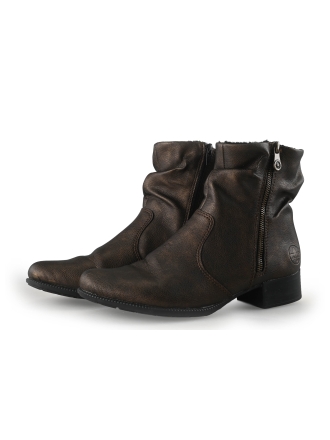 Rieker Enkellaarzen Brons 359855
 Maat 40
 