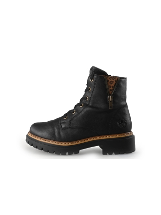 Rieker Veterboots Zwart 359857
 Maat 38
 