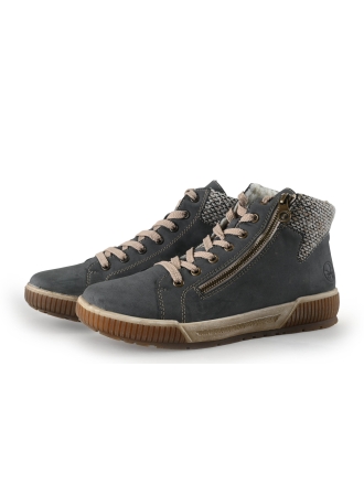 Rieker Veterboots Blauw 359900
 Maat 40
 