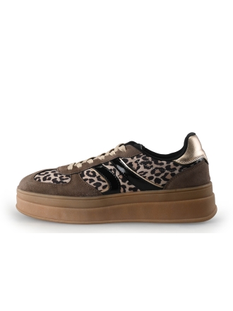 Poelman Sneakers Bruin 359910
 Maat 41
 
