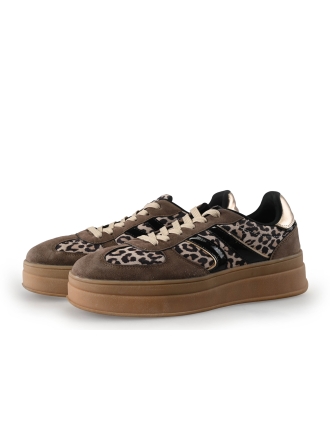 Poelman Sneakers Bruin 359910
 Maat 41
 