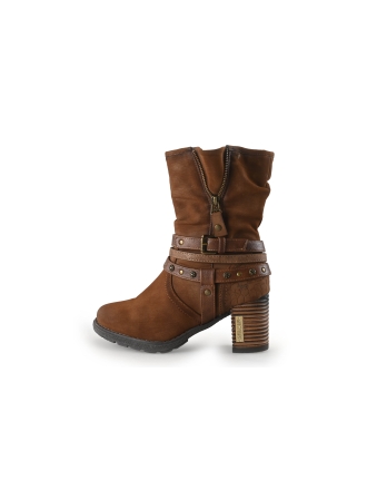 Mustang Enkellaarzen Cognac 359953
 Maat 39
 