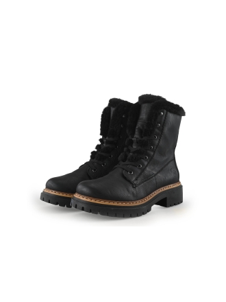 Rieker Veterboots Zwart 360145
 Maat 40
 