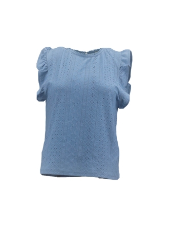 Peppermint T-shirt Blauw 600046