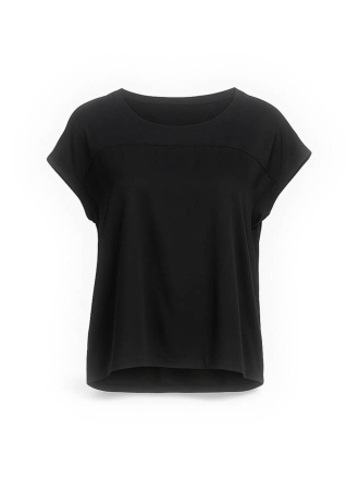 Opus T-shirt Zwart 600411