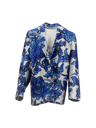 Mango Blazer Blauw 601364
