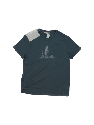 Icebreaker T-shirt Blauw 603773