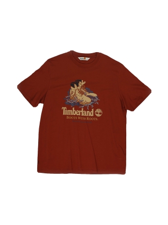 Timberland T-shirt Rood 605456
 Maat XL
 