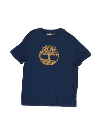 Timberland T-shirt Blauw 605476
 Maat XXL
 