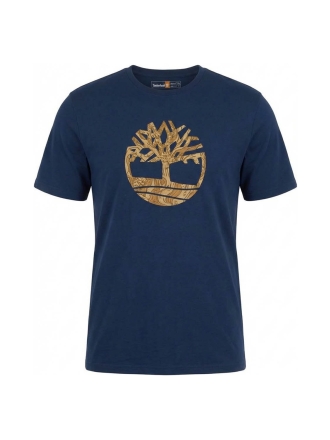 Timberland T-shirt Blauw 605479
 Maat XXL
 