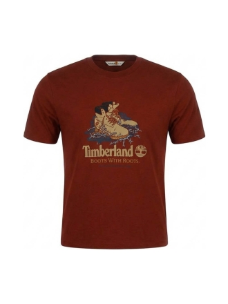 Timberland T-shirt Rood 605483
 Maat XL
 