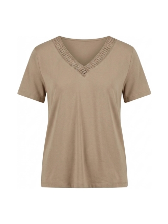 Vero Moda T-shirt Beige 605555