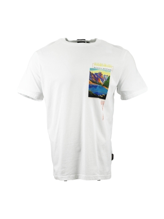 Napapijri T-shirt Wit 605947
 Maat L
 
