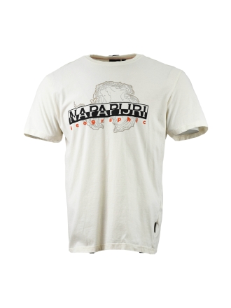 Napapijri T-shirt Wit 605948
 Maat M
 
