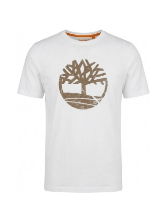 Timberland T-shirt Wit 606152
 Maat L
 