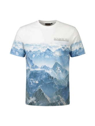Napapijri T-shirt Blauw 606314
 Maat M
 