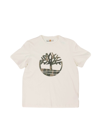 Timberland T-shirt Wit 606315
 Maat XXL
 
