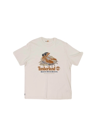 Timberland T-shirt Beige 606317
 Maat XL
 
