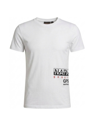 Napapijri T-shirt Wit 606350
 Maat 116
 