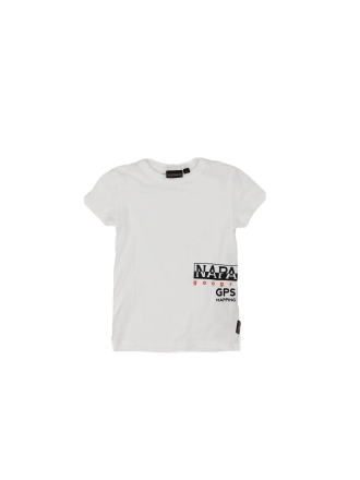 Napapijri T-shirt Wit 606350
 Maat 116
 