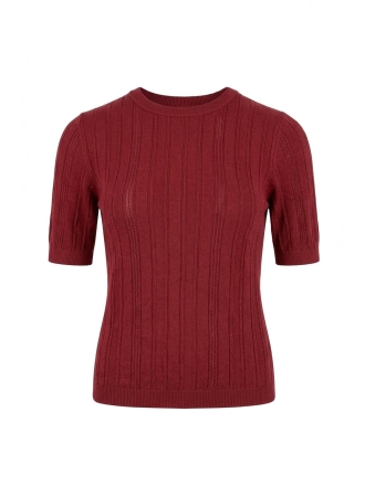 Vero Moda T-shirt Rood 607076
 Maat M
 