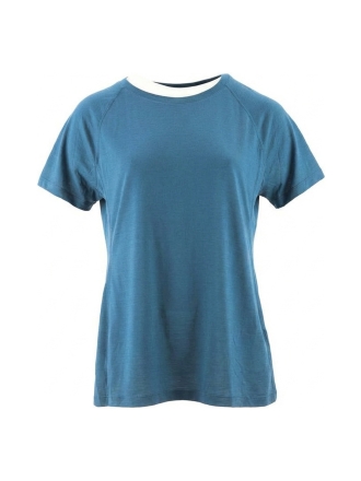 Smartwool T-shirt Blauw 607262
 Maat L
 