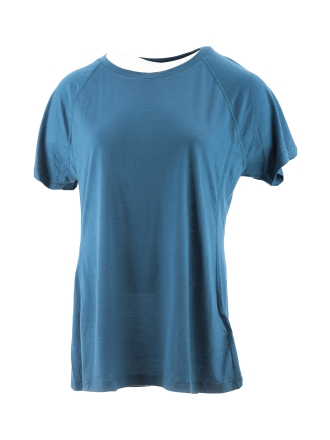 Smartwool T-shirt Blauw 607262
 Maat L
 