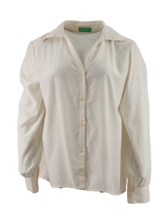 United Colors of Benetton Blouse Beige 607358
 Maat M
 