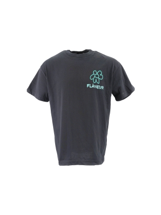 Flaneur T-shirt Zwart 607363
 Maat M
 